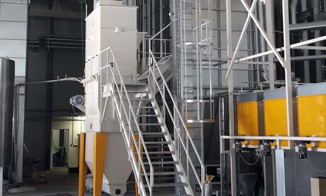 Mezclador por lotes horizontal SKIOLD para una mezcla precisa del alimento