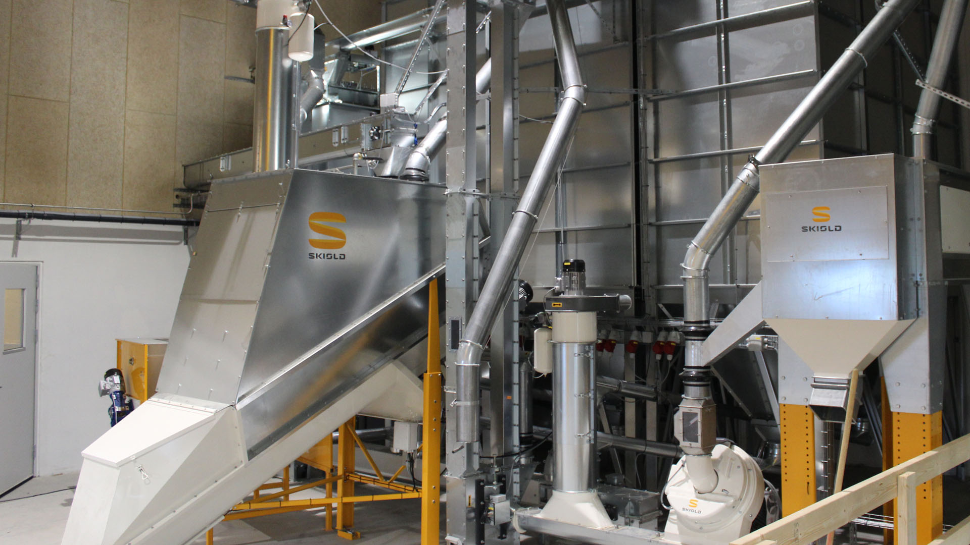 Mezclador inclinado SKIOLD para una mezcla eficiente del alimento 